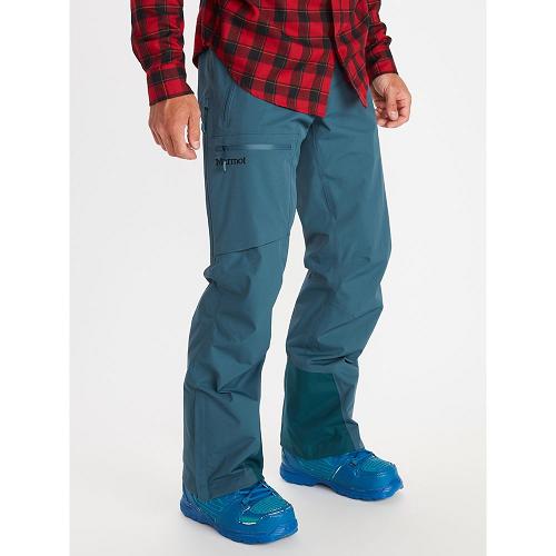 Marmot Refuge Ski Pants For Mens Blue Grey IDW950812